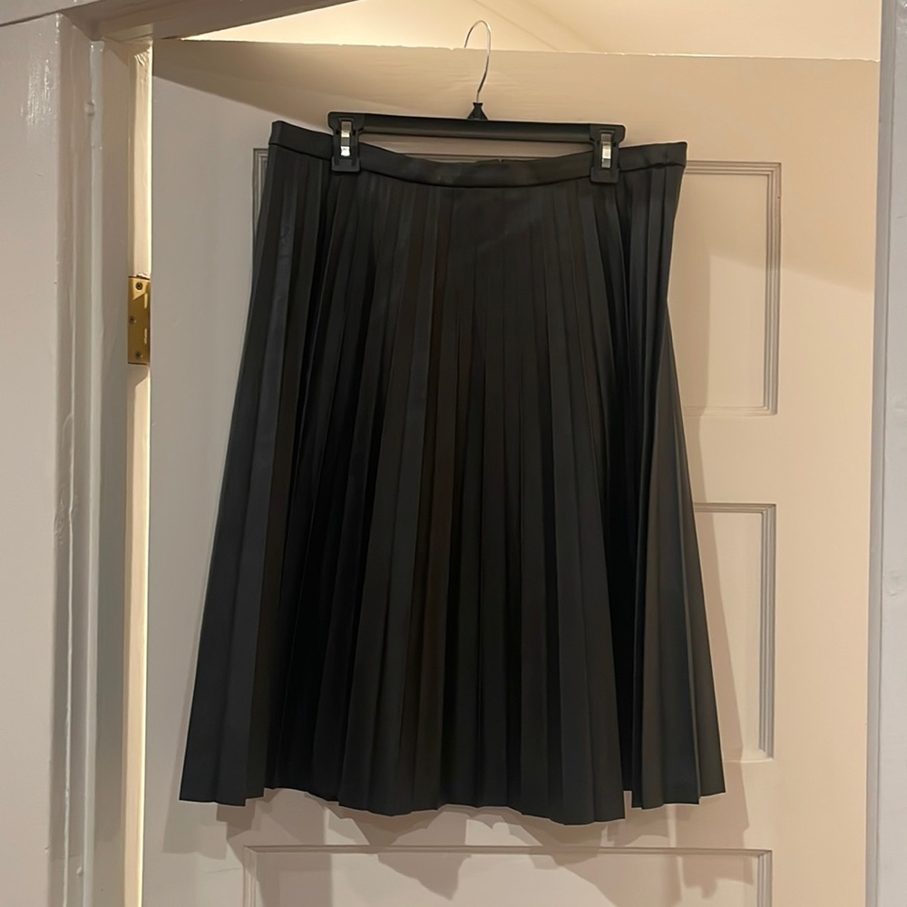 NWT J.Crew faux leather skirt